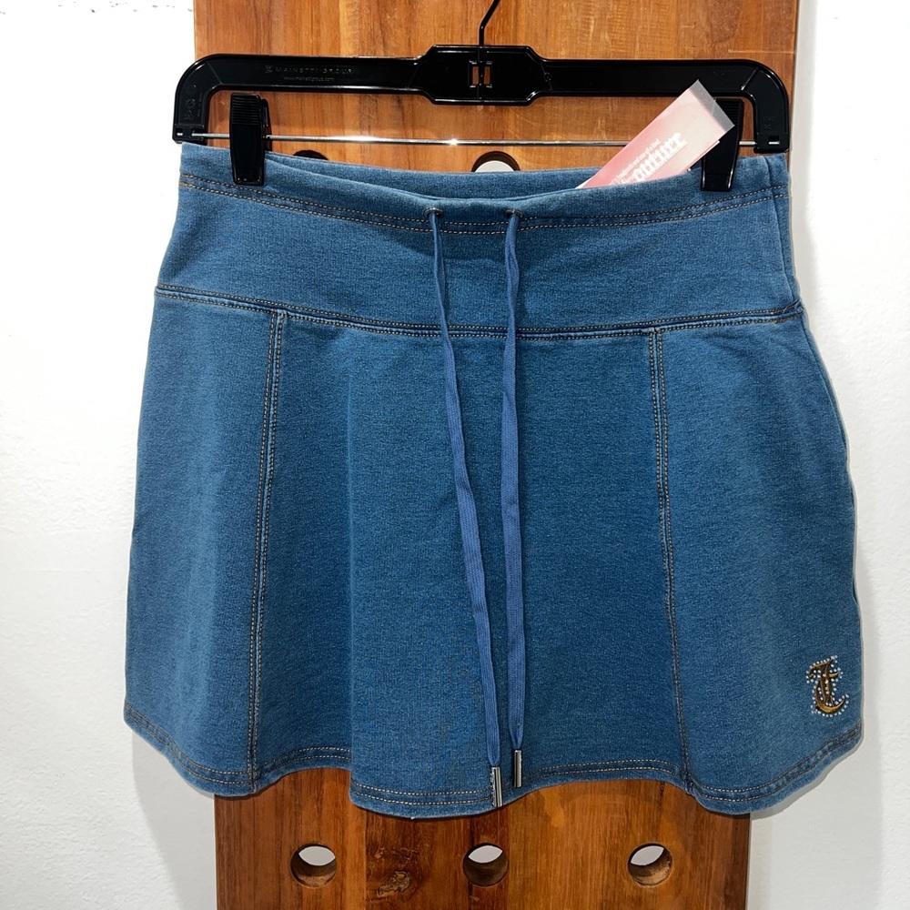 Juicy Couture Faux Denim Tube Top and Skirt Set - Picture 5 of 7